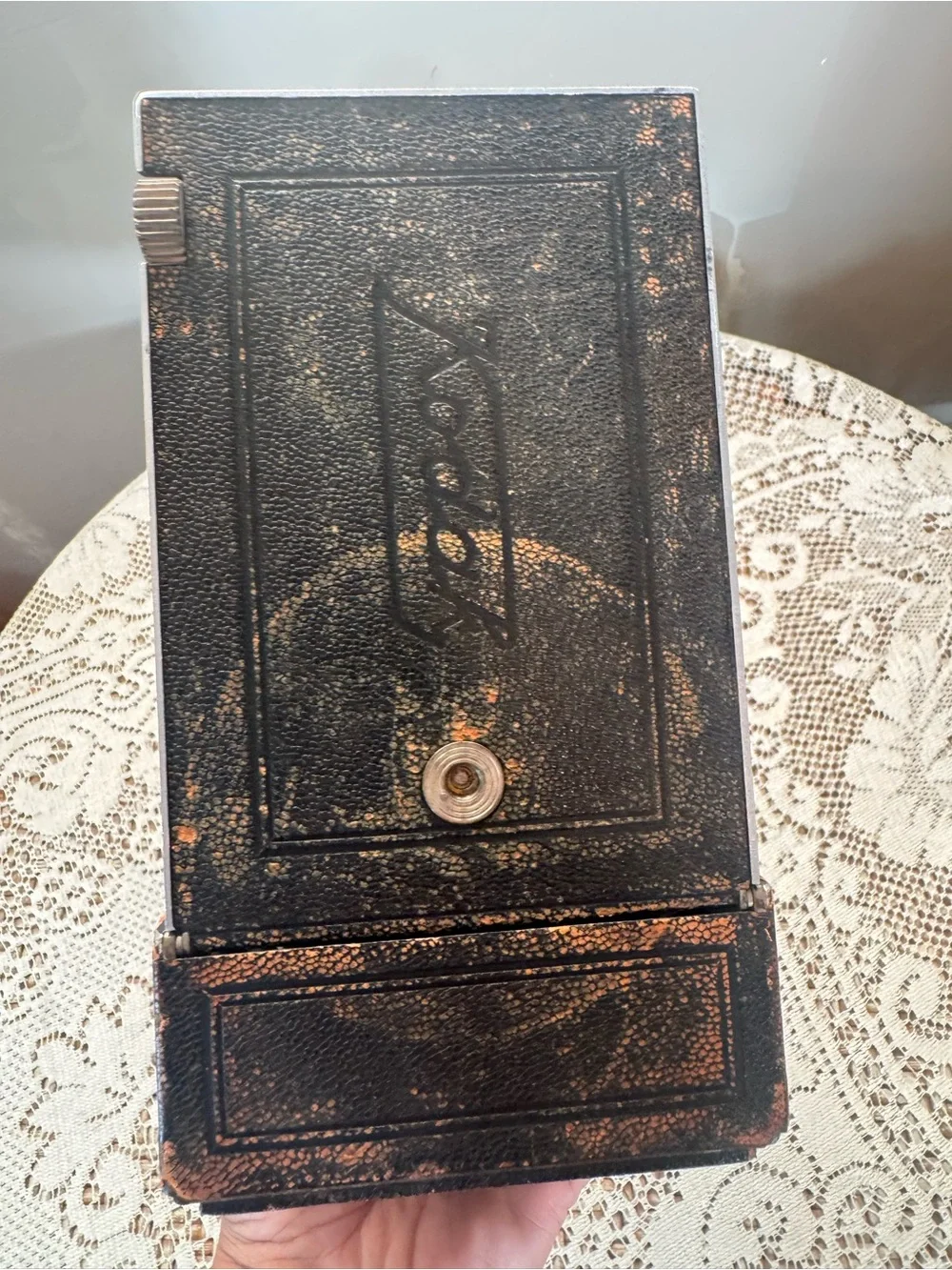 Kodak Black and Chrome Folding Film Camera